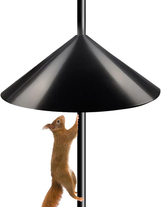 19 Inch Squirrel Baffle for Bird Feeder Pole, Outside Pole Mount Bird 