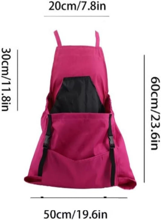 Large Pocket Gardening Apron Quick Release Fabric Harvesting Apron Vegetable Storage Multi-purpose Fruit Picking Bag
