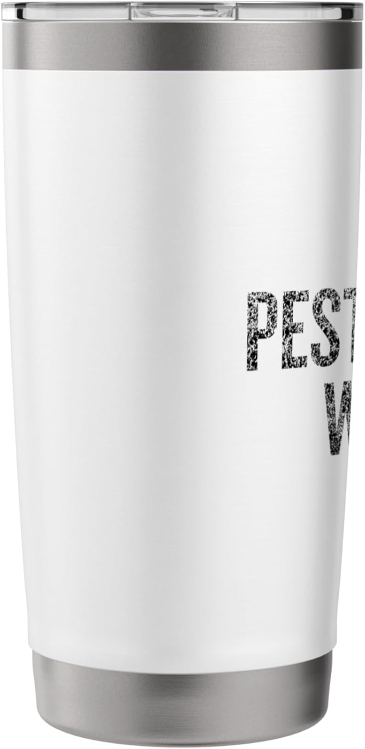 Pest Control Worker Career Seasoned Professional Vintage Stainless Steel Insulated Tumbler