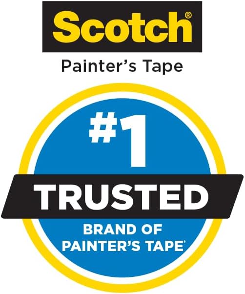 Scotch Rough Surface Extra Strength Painters Tape, 1.5 Inch Wide (1.41 in. X 60 Yds) 1 Roll, Green Tape Protects Surfaces and Removes Easily, Painting Tapes for Indoor and Outdoor Use (2060-36AP)