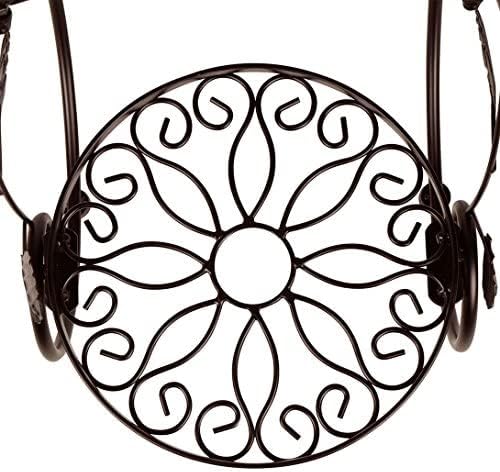 HLC 3 Tier Tall Plant Stand Outdoor Flower Stand Flower Pot Holder Dis