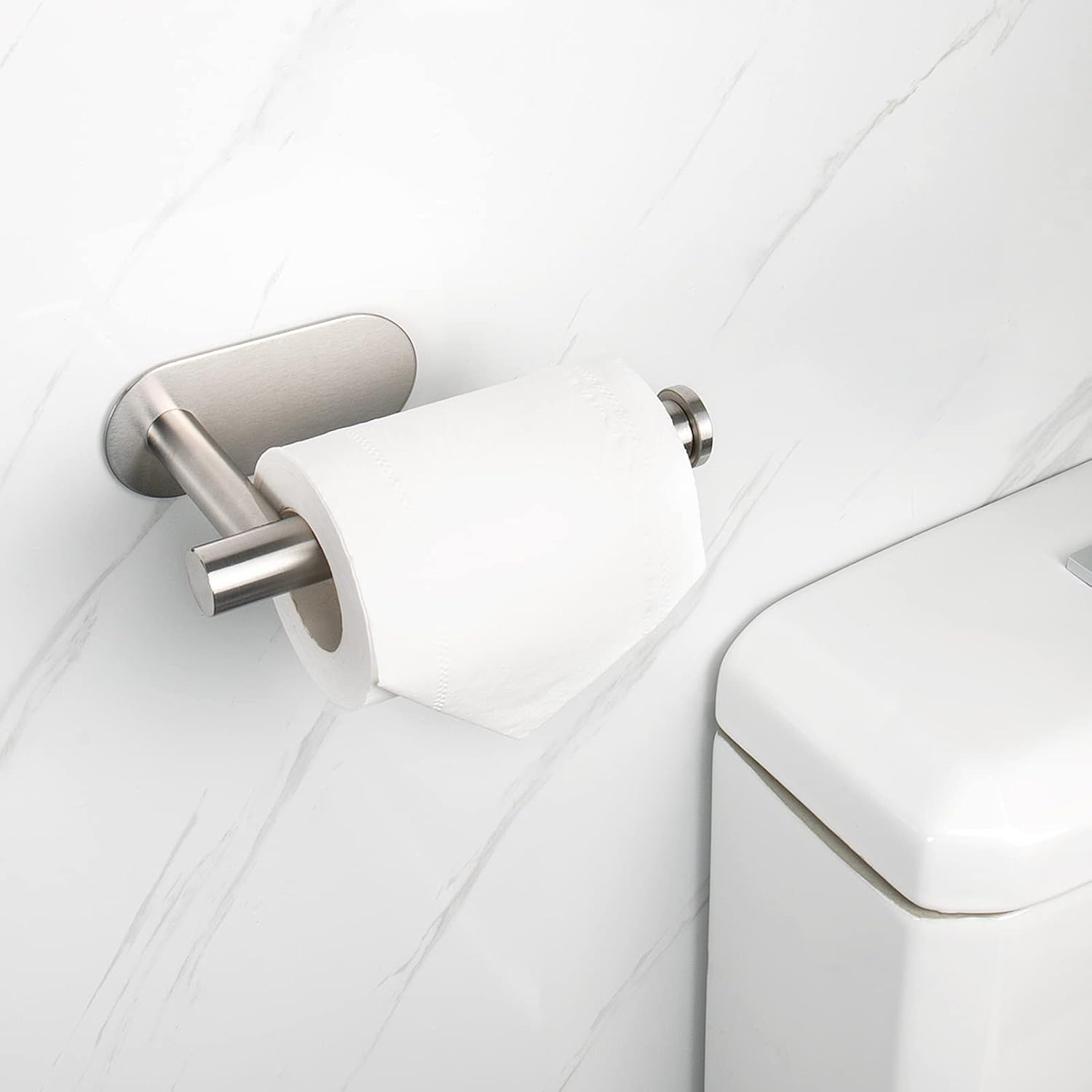 NearMoon Toilet Paper Holder Self Adhesive, Premium Thicken SUS304 Sta