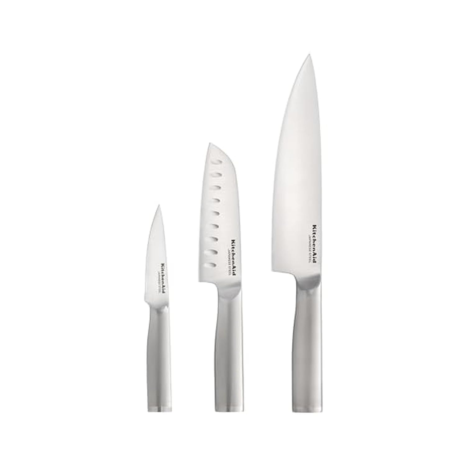KitchenAid 3 Piece Forged Chef Knife Set High Carbon Japanese Steel, I