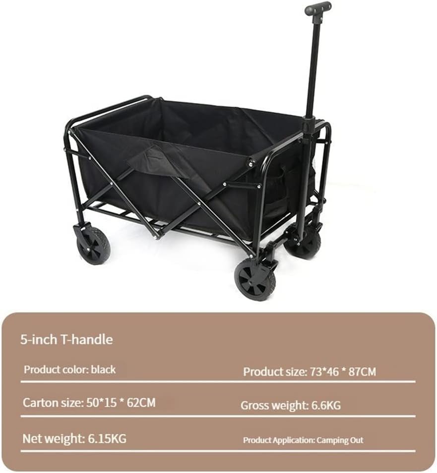JSEIAJB High-Capacity Trailer Camping Storage Car Portable Folding Wag