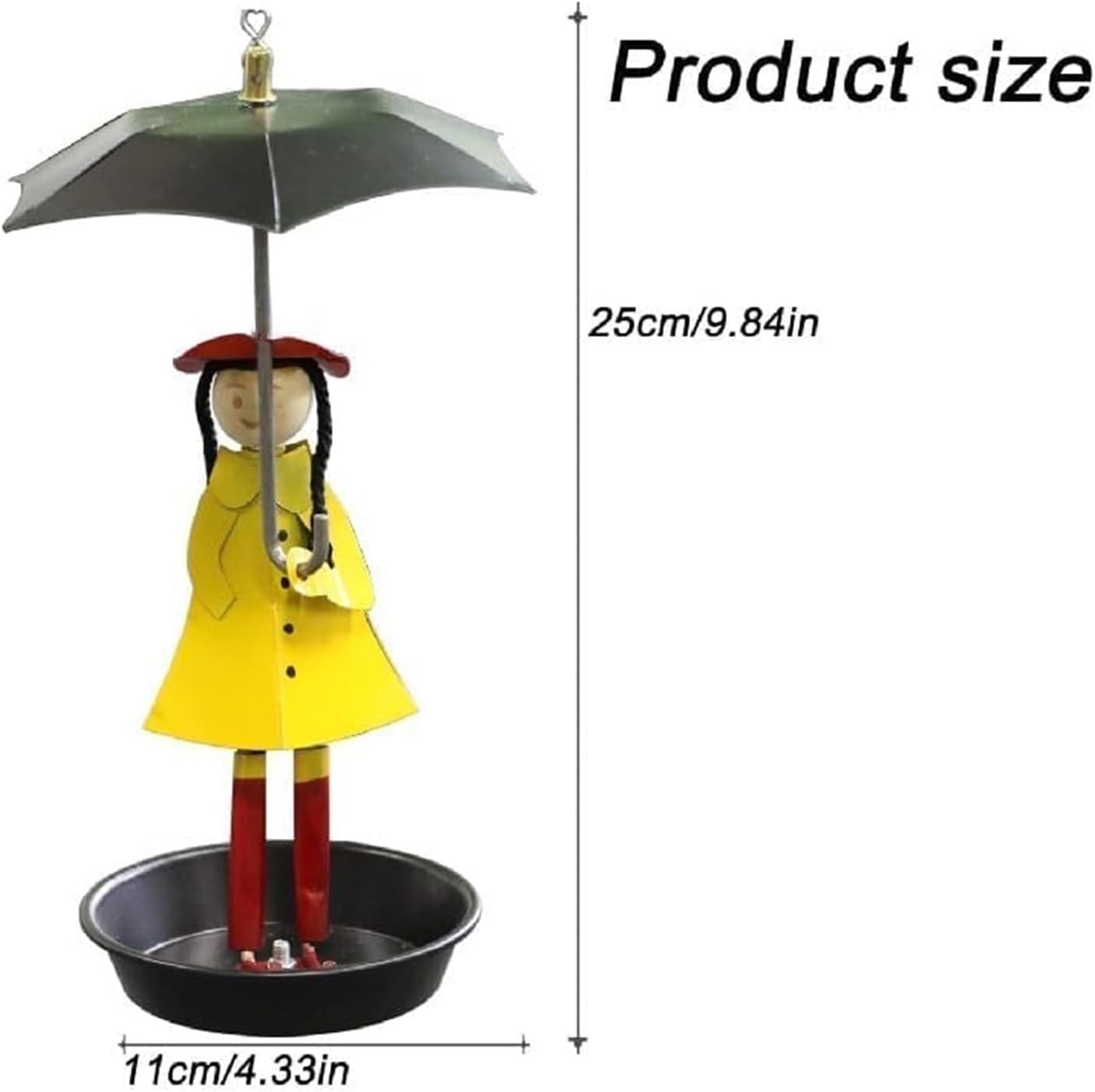 SOYON Umbrella Girl Bird Feeder,garden Bird Feeders,hanging Bird Feeder,garden Decoration Bird Feeder,for Garden Yard Decoration