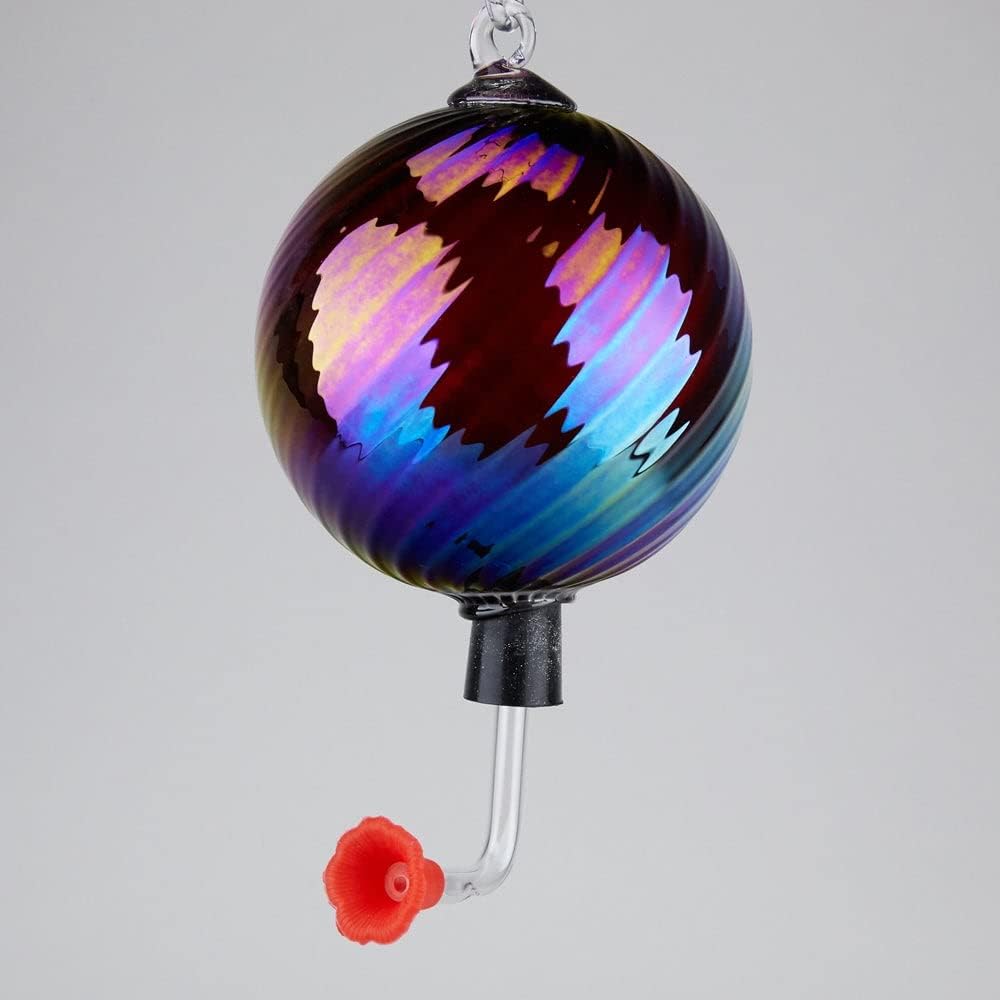 Glass Eye Studio Hummingbird Feeder Birthstone Collection - July Ruby