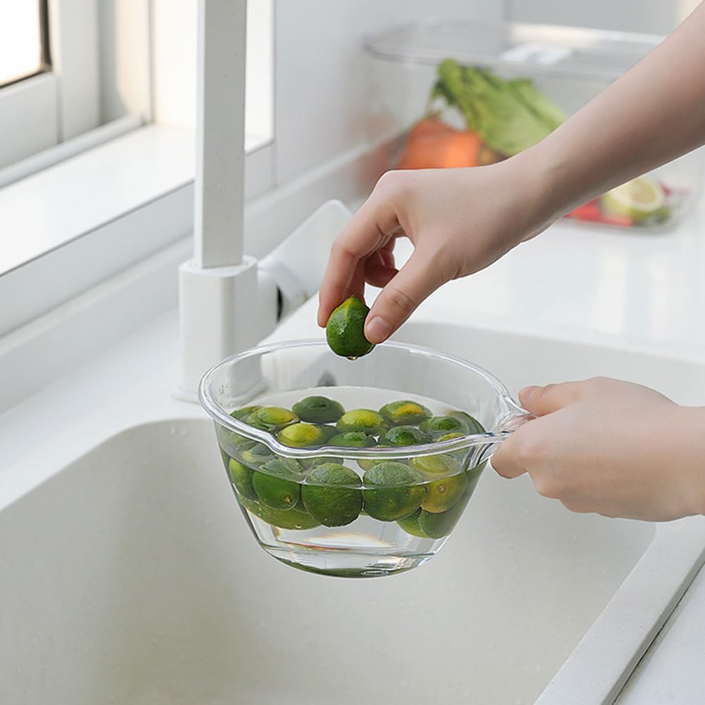 DOITOOL Multipurpose Plastic Water Scoop with Large Deep Bowl and Long Handle 11.81In Kitchen Ladle for Cooking and Garden Watering Easy to Clean 2 Pack