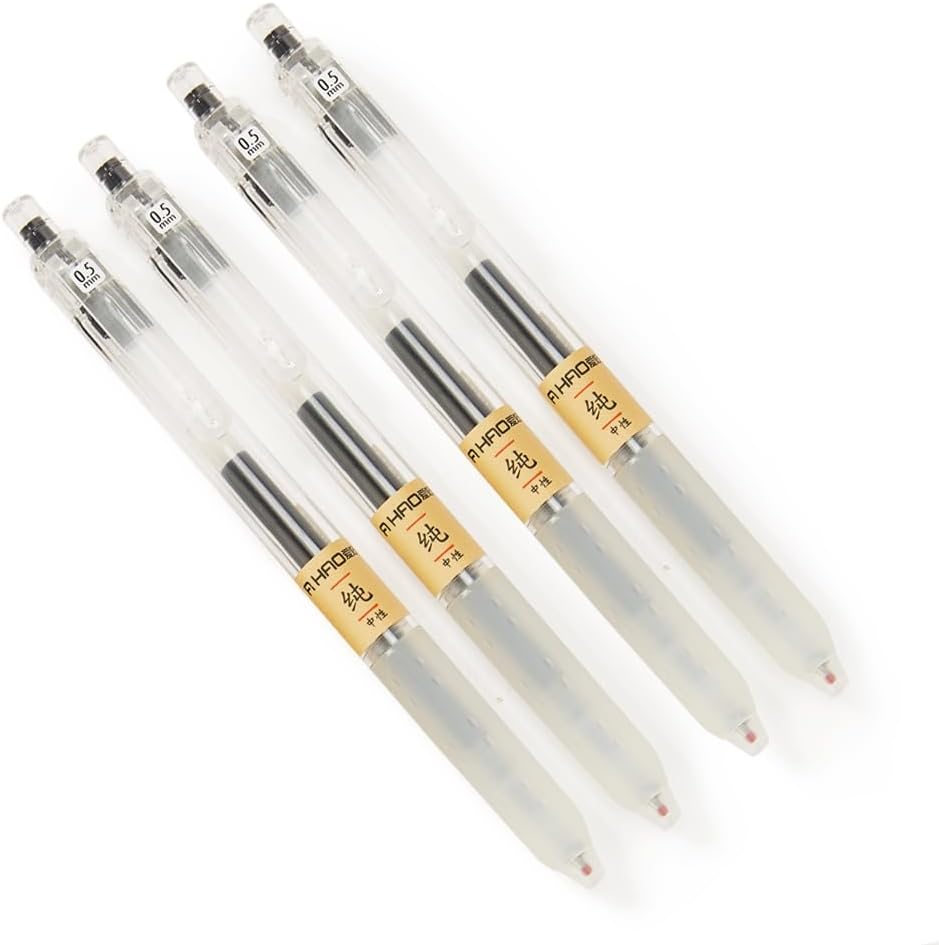 czxwyst X97 Retractable Gel Ink Pens 0.5mm Fine Point (Black Color 12-