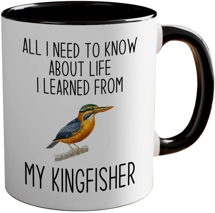Bird Lover Two Tone Black Edition 11oz - Lfe My Bird - Hummingbird Nes