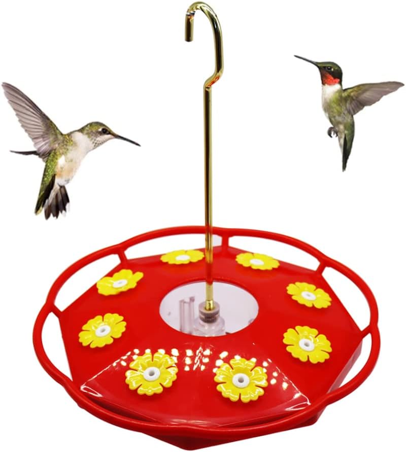 Hummingbird Feeders Hanging Wild Bird Feeder Humming Bird Feeding Station for Outdoor Garden Style 2, Backyard Decor