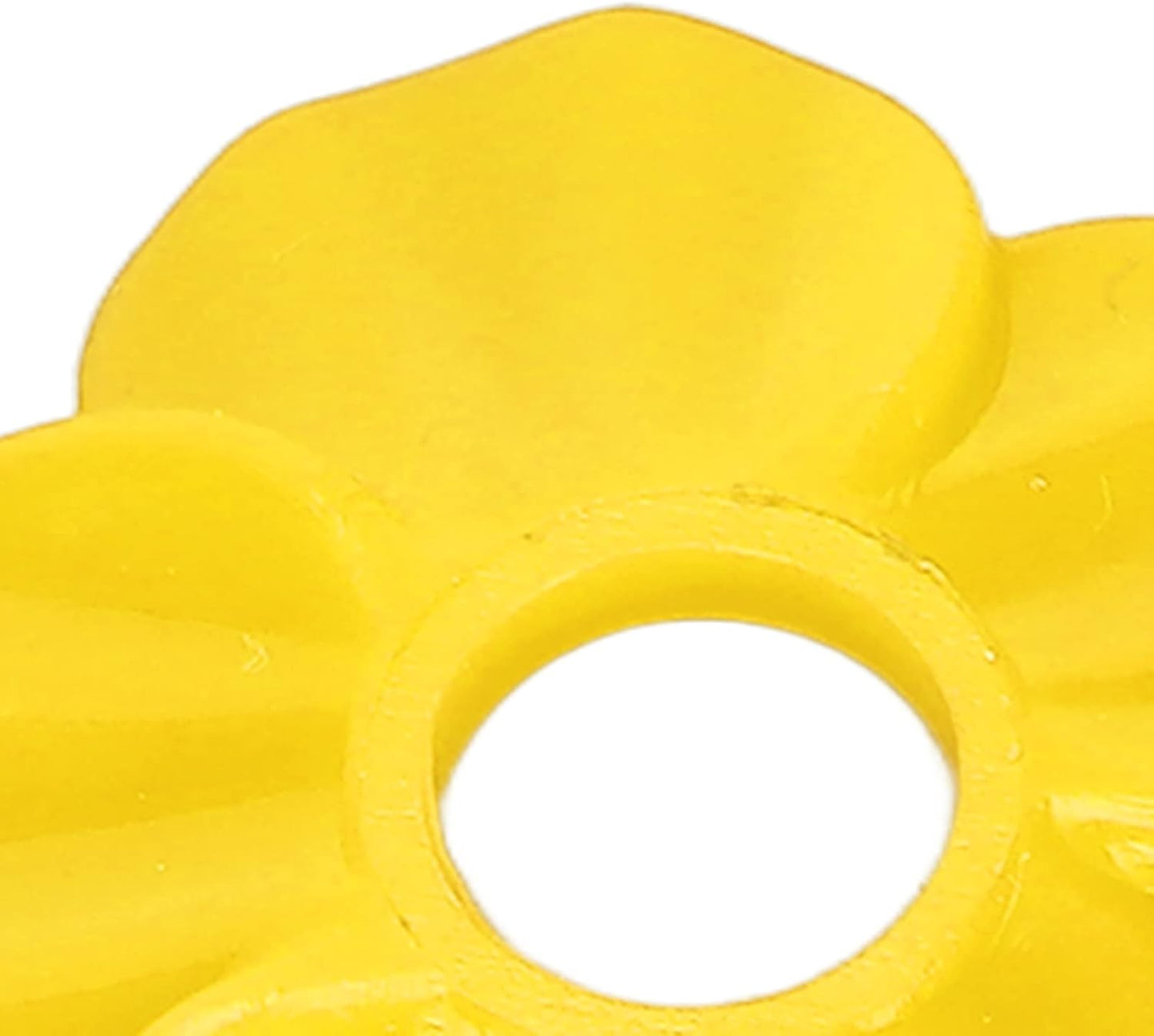 Hummingbird Feeder Flowers, 30Pcs Bird Feeder Replacement Parts with Bright Colors Outside Garden Decoration (Plastic)(Yellow)