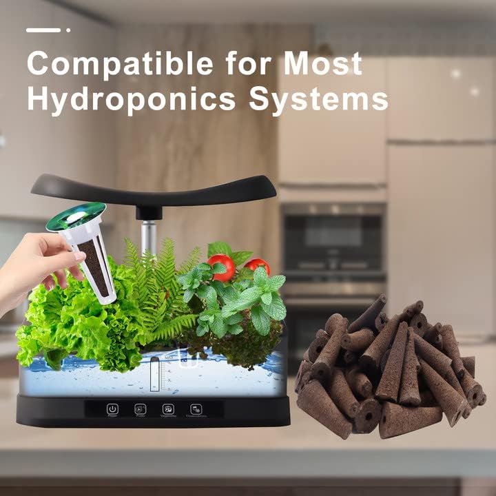 YBB 24 Sets Seed Pod Kit for Aerogarden, Hydroponics Sponges Grow Anyt