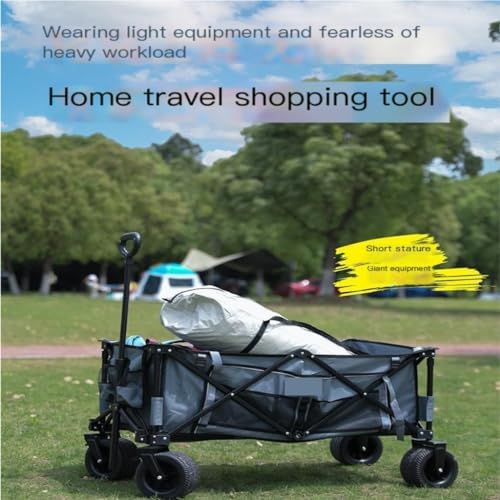 Portable Camping Cart,Portable Foldable Beach Camping Trolley Cart for