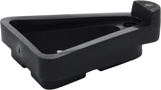 Bosmere Pot Toes, Plant Pot Risers for Indoor and Outdoor, Prevent Stains and Rotting on Wood, Cement, and Tile - Black (Pack of 12)