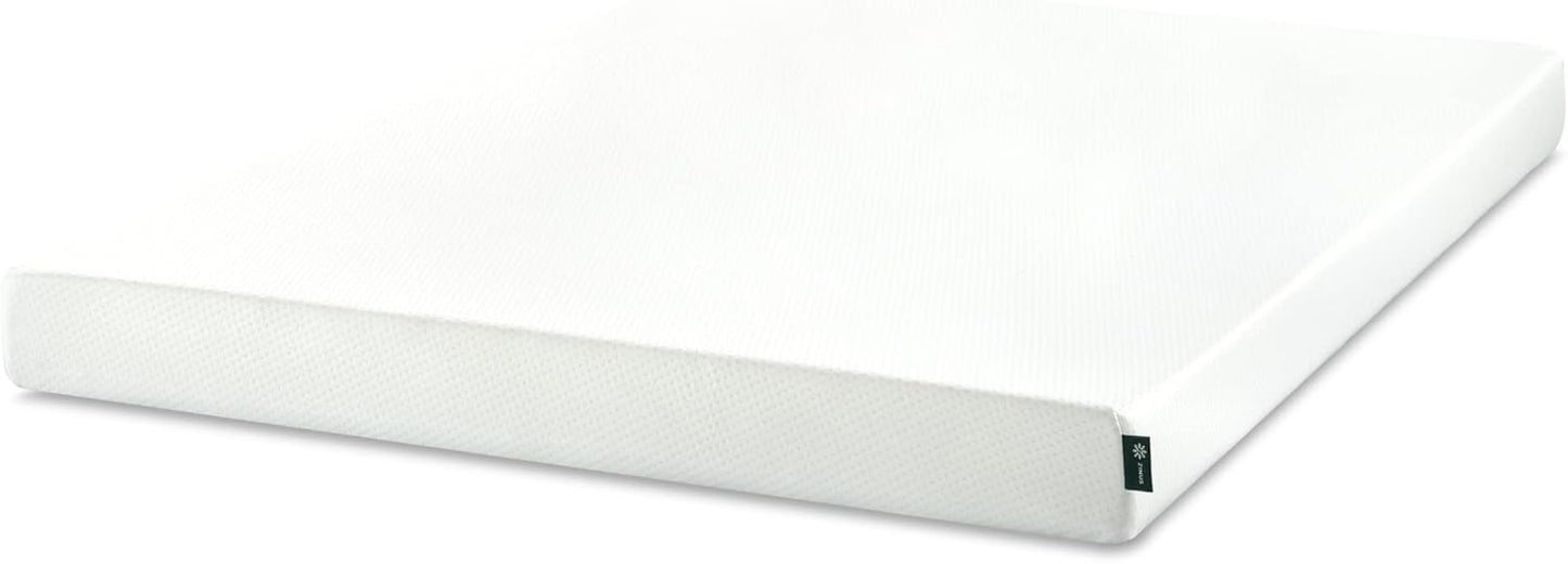 Zinus 6 Inch Full Green Tea Memory Foam Mattress [New Version], Fiberglass Free, Medium Firm Feel, Zoned Pressure Relief, Certified Safe Foams & Fabric, Mattress in A Box
