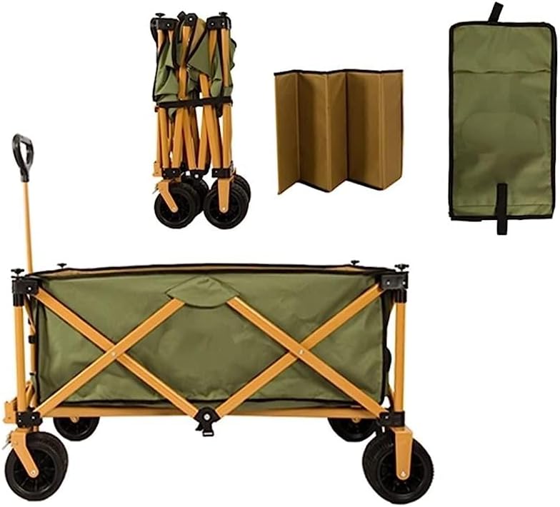 Handcart, Trolley Outdoor Camping Utility Folding Shopping Cart, Foldi