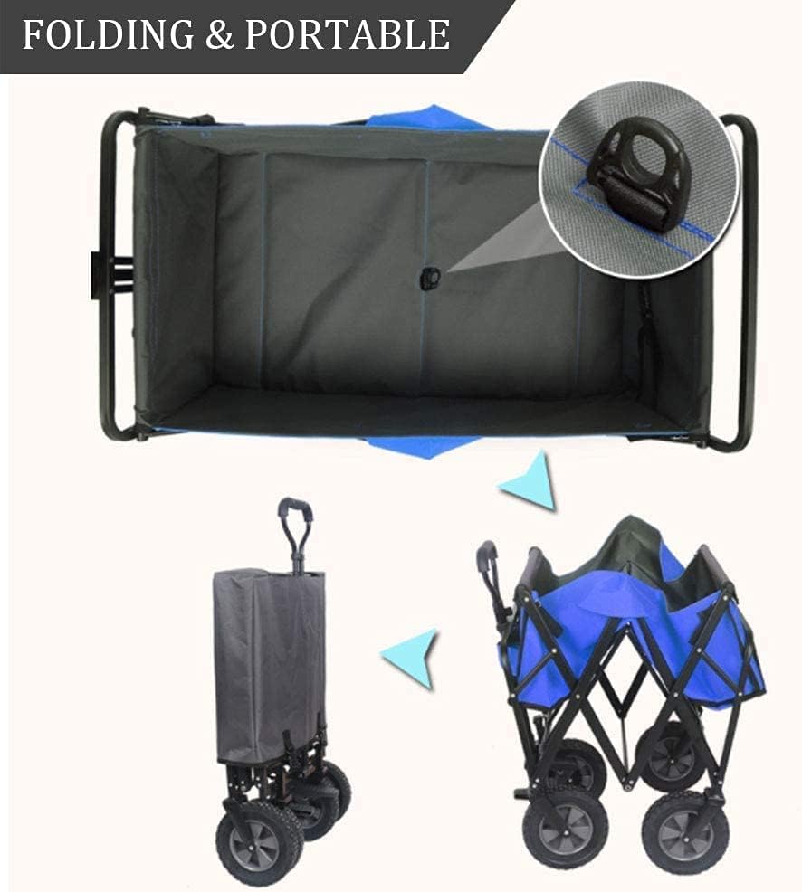 Portable Camping Cart,Outdoor Beach Wagon Transport ping CartHeavy Dut