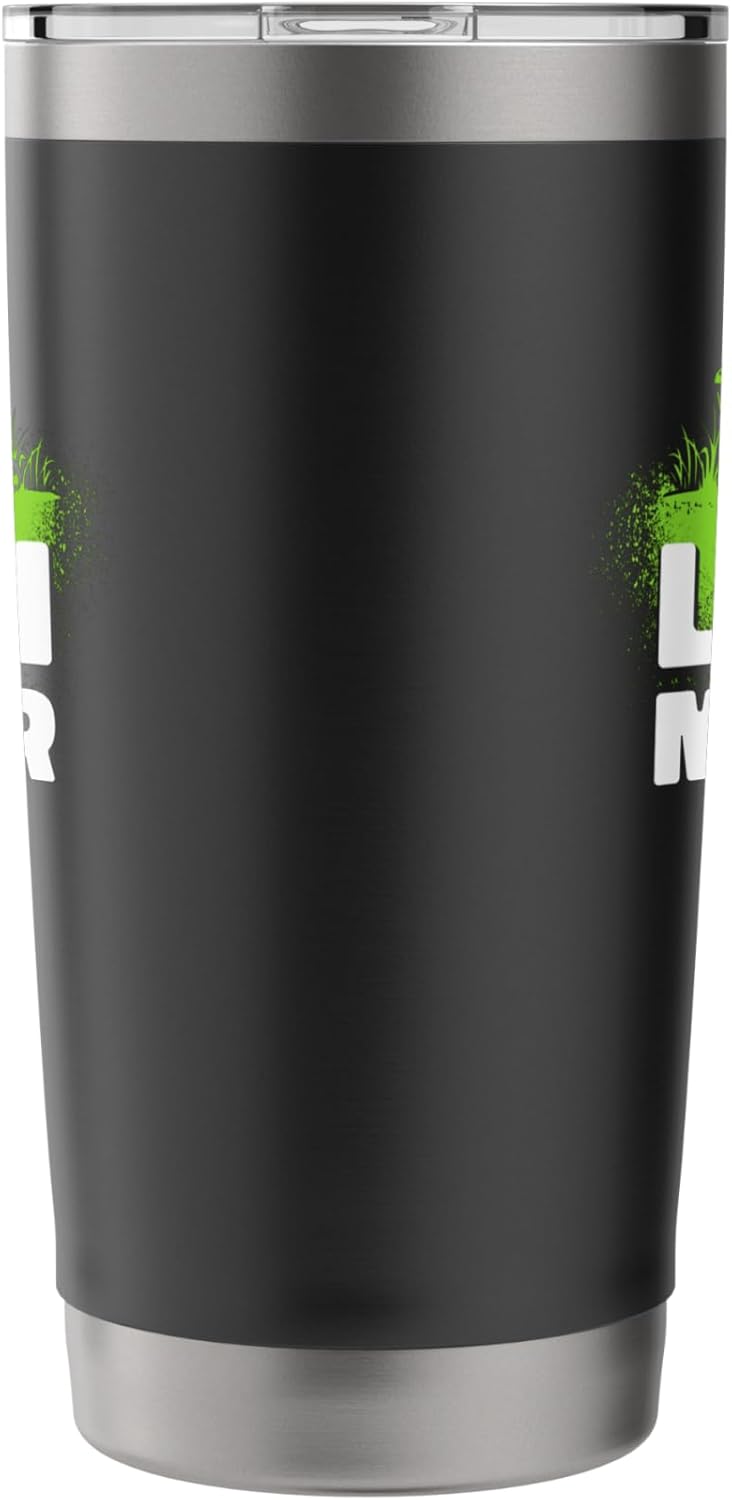 Lawn Mower Mowing Dad Father Landscaper Lawn Mower Mode On Stainless Steel Insulated Tumbler