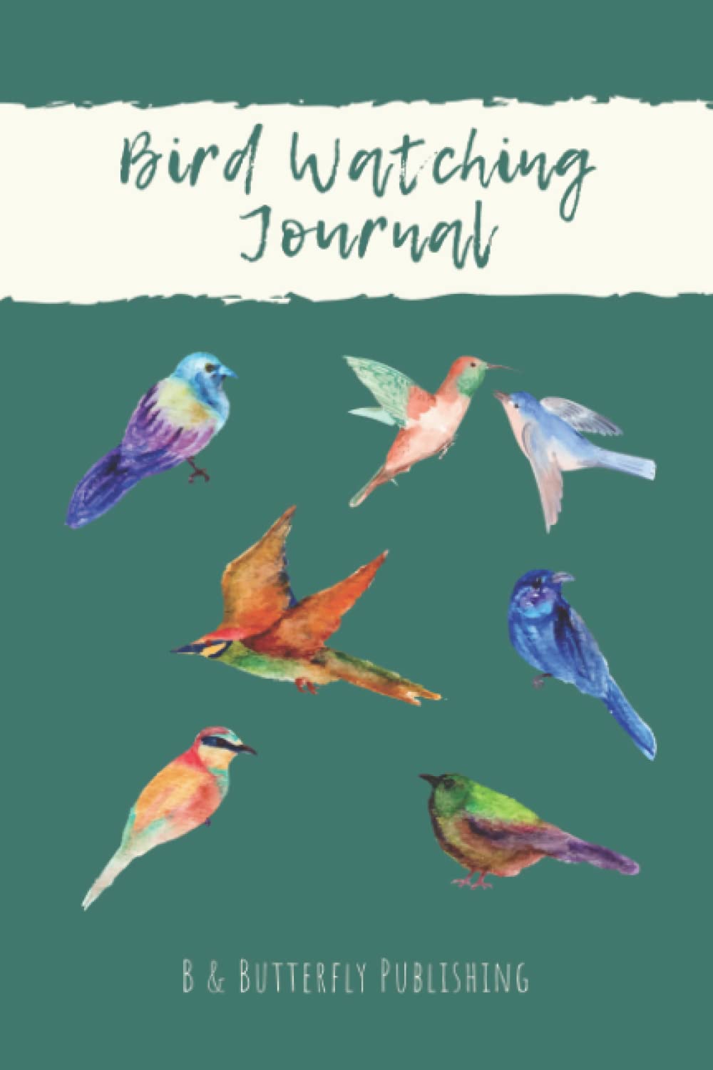 Bird Journal for Women, Bird Watching Log Book, Bird Sighting Log Book, 6 x 9 Bird Log Book, Gift for Bird Lover