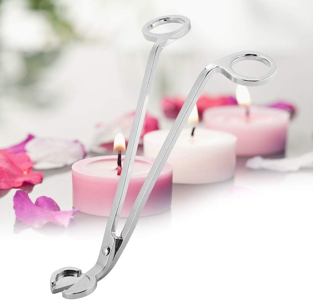 Candle Wick Trimmer, 17.5cm / 6.9in Plating Stainless Steel Candle Hea