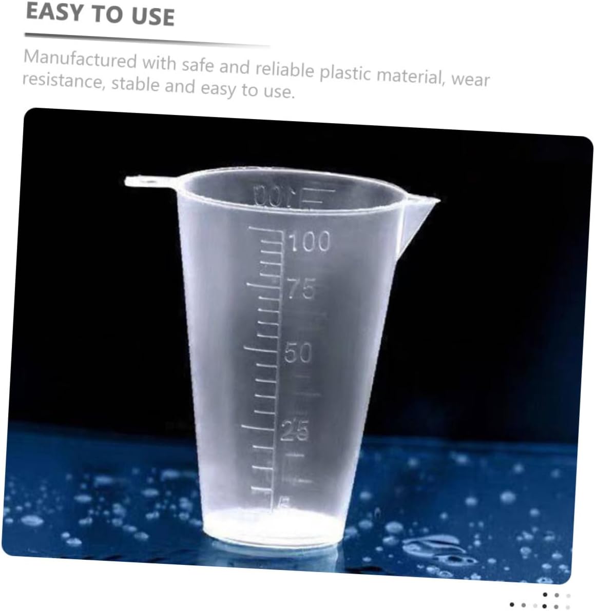 PRETYZOOM 80pcs Measuring Cups Plastic Orchard Measuring Tools Scale f