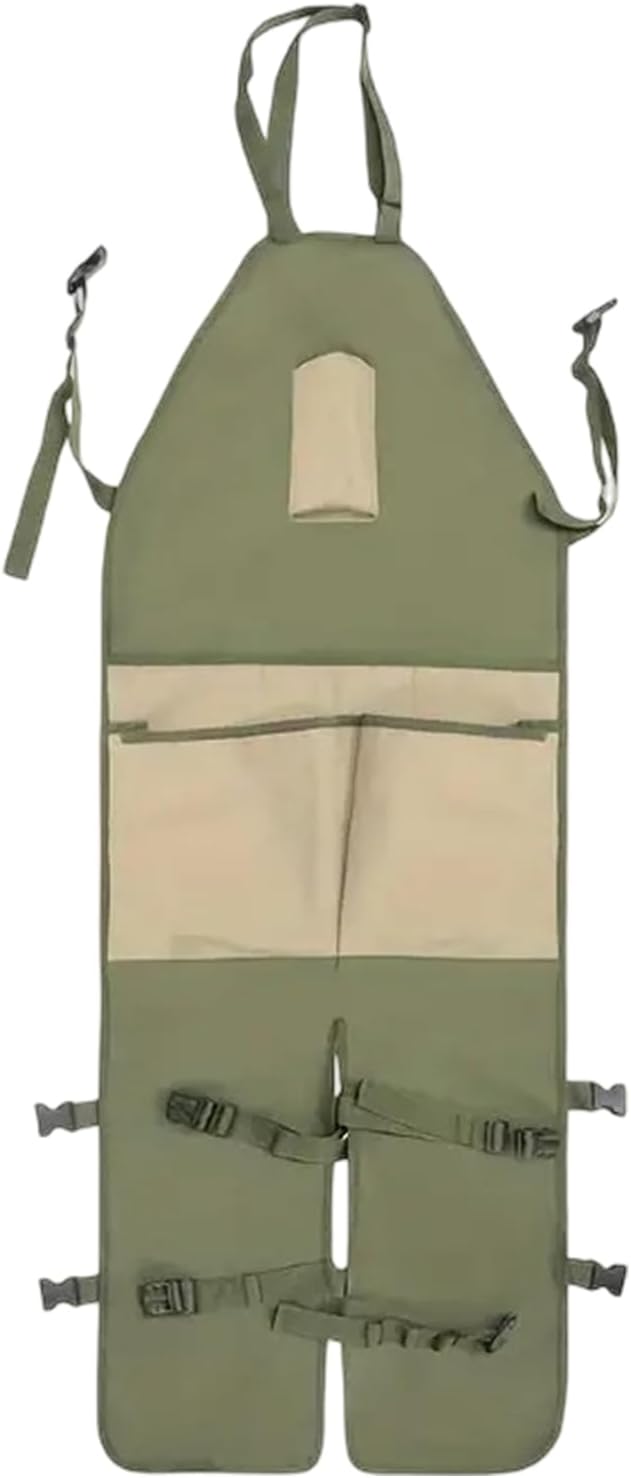 Harvesting Apron, Size Oxford Cloth Durable Garden Clothes, Multi-Pocket Storage Waist Pack for Orchard, Vineyard, Yard,
