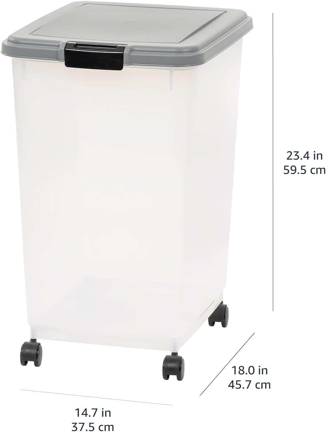 Amazon Basics Airtight Pet Food Storage Container with Scoop, BPA Free