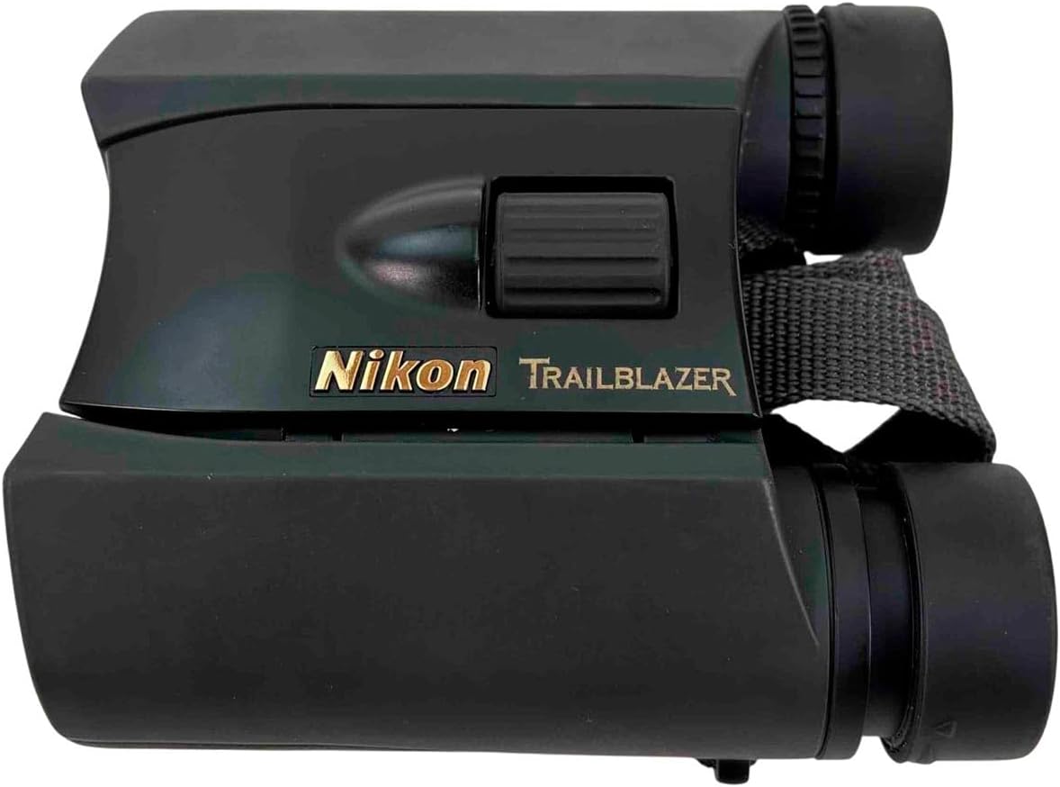 Nikon Trailblazer 10x25mm Binoculars - Compact, Waterproof & Fogproof, Bright Multilayer-Coated Optics, Roof Prism - All-Terrain Outdoor Wildlife Viewing & Birdwatching Binoculars (8218)