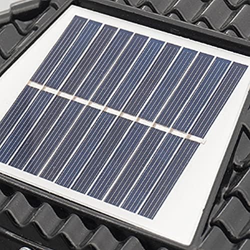 European StyleAntique Column Head Lamp Villa Wall Outdoor Door Solar Garden 220IP55Antirust Waterproof LED Pillar Lights Space: Community Courtyard Municipal Administration(Black,S20cm)