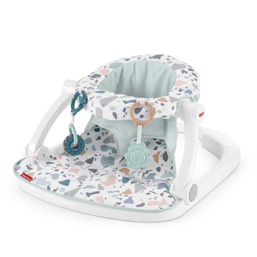 Fisher-Price Portable Baby Chair Sit-Me-Up Floor Seat With Development