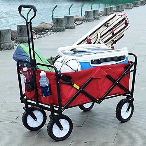 Trolleys, Foldioutdoor Utility Wagon Luggage Trolley Cart for Travel a