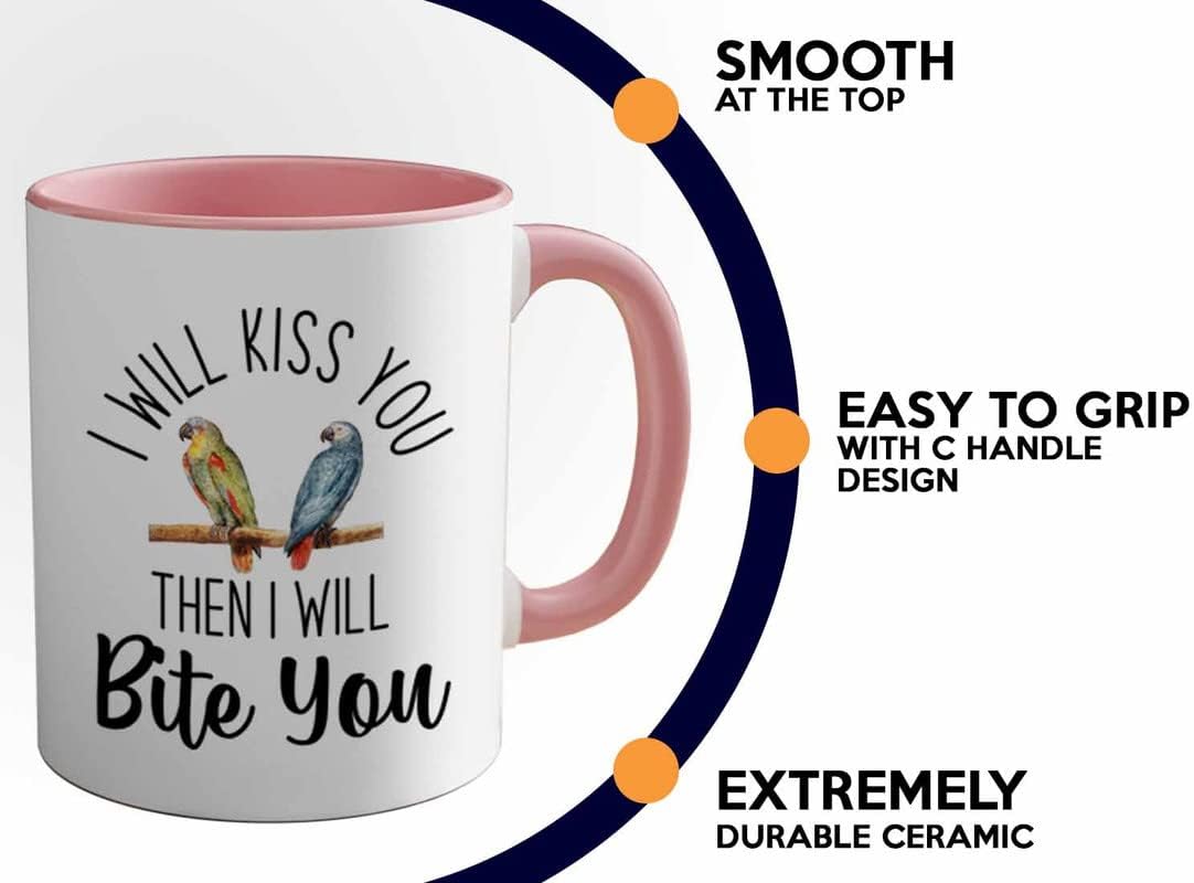 Bird Lover Two Tone Pink Edition 11oz - Kiss Then bite You - Hummingbi