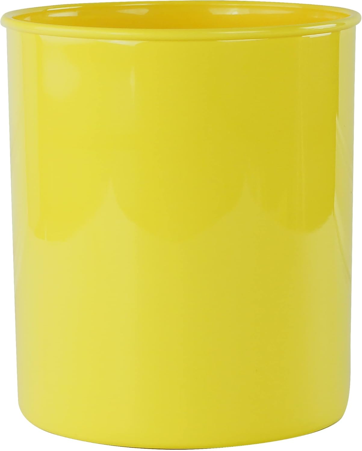 Reston Lloyd Extra-Large Multipurpose Utensil Crock for – BPA-Free Plastic Kitchen Tool Holder for Countertop, Camping, RV, Craft Desk, Wine Cooler, Garden, Patio Organizer, Lemon