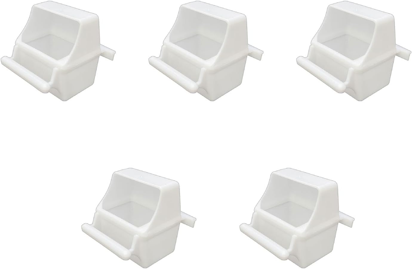 Hanging Bird Feeders for Cage Large Capacity Plastic Container with Pe