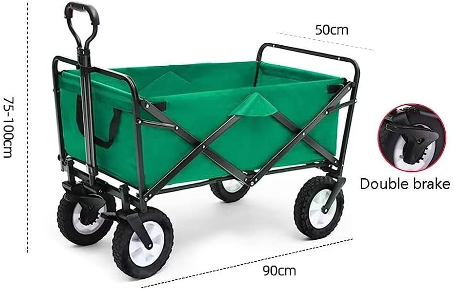 Handcart, Household Folding Garden Trolley Cart Heavy Duty Wagon Multi