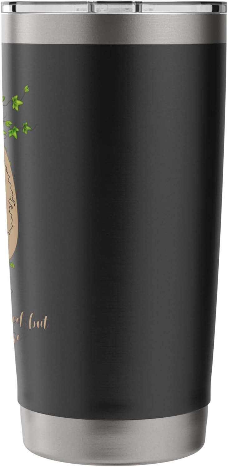 Face Planters Flower Pots Head Black Woman Curly Kinky Hair Stainless Steel Insulated Tumbler