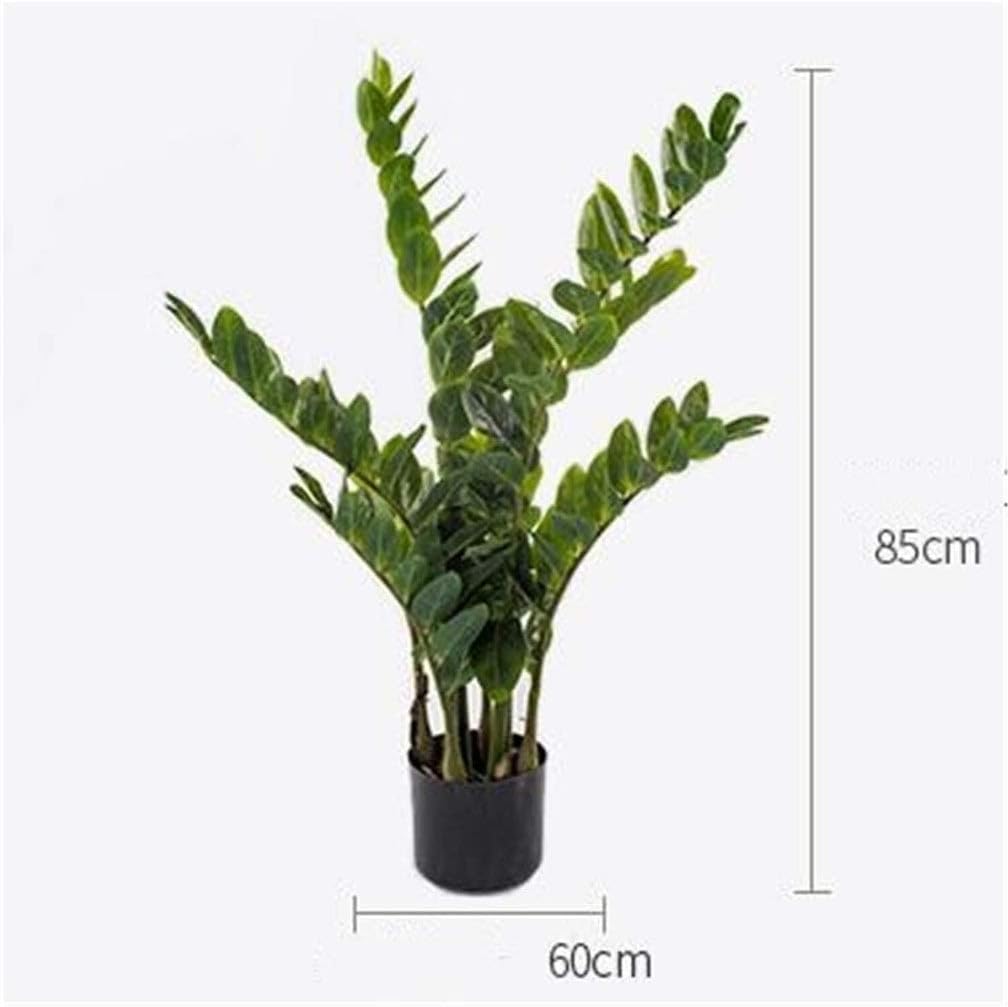 Home Fake Flower Pot Landscape Simple Garden Artificial Money Tree Green Potted Plant Indoor and Outdoor Decoration 60X85cm