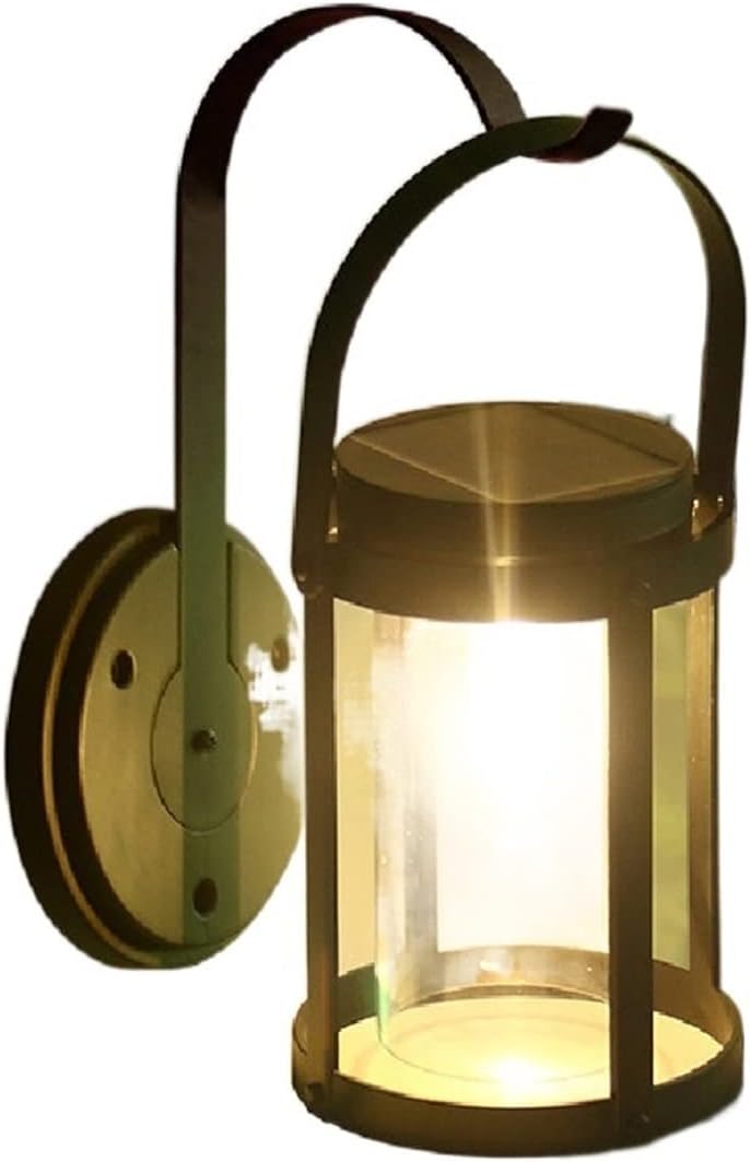 Outdoor Solar Lamps Garden Villa Terrace Yard Wall Light Nice Art Decoration Landscape Lights Waterproof Light Control(1 PC)