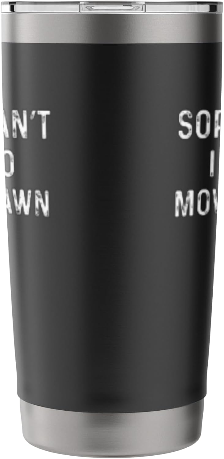 Lawn Mowing Funny Lawn Mower For Dads Yard Care Landscaper Stainless Steel Insulated Tumbler