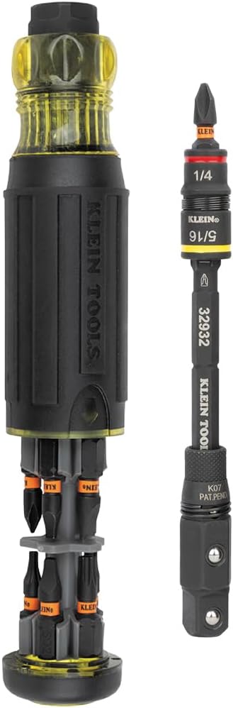 Klein Tools 32516HD KNECT 16-in-1 Impact-Rated Hybrid Screwdriver/Nut 