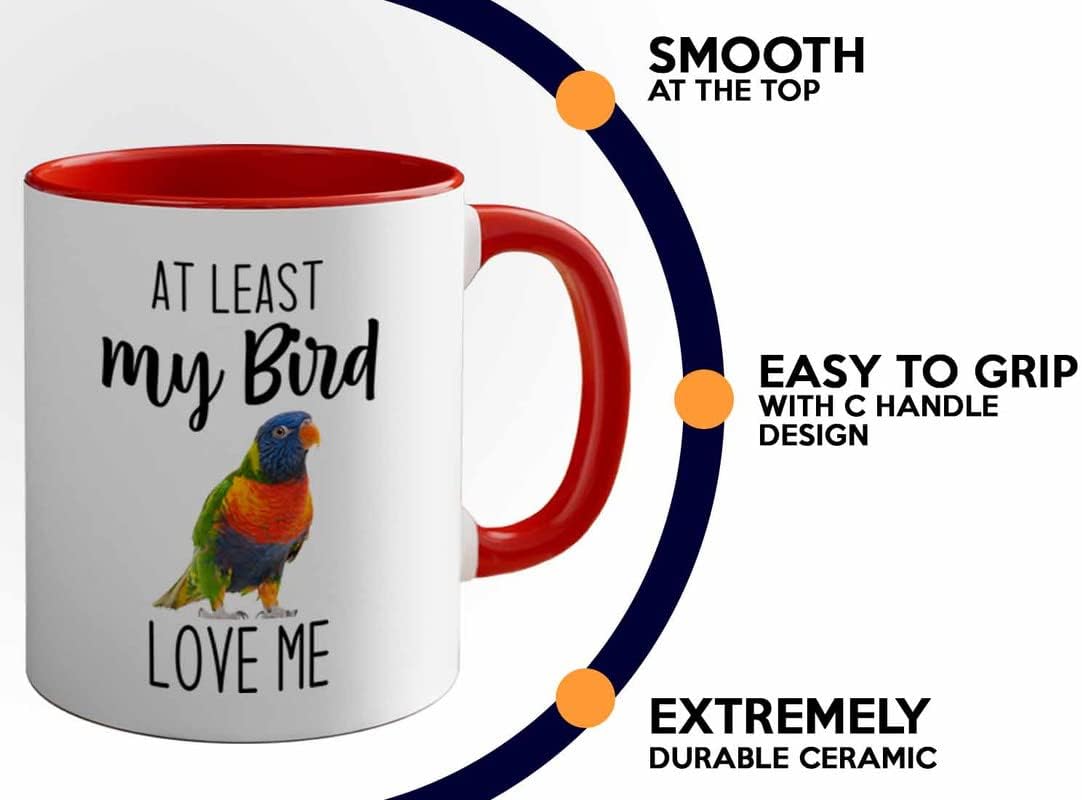 Bird Lover Two Tone Red Edition 11oz - Bird Loves me - Hummingbird Nes