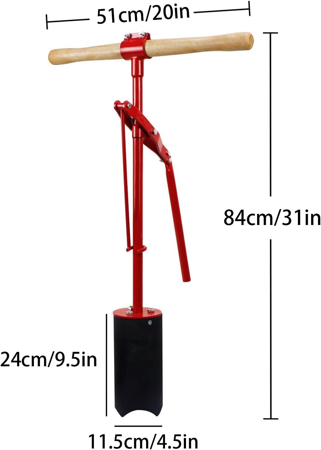 Efficient Lawn and Backyard Manual Golf Putting Green Hole Cutter, Turf Drilling Tool for Easy Golf Course Maintenance and Turf Care