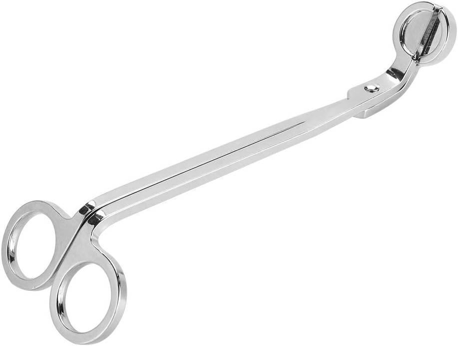Candle Wick Trimmer, 17.5cm / 6.9in Plating Stainless Steel Candle Hea