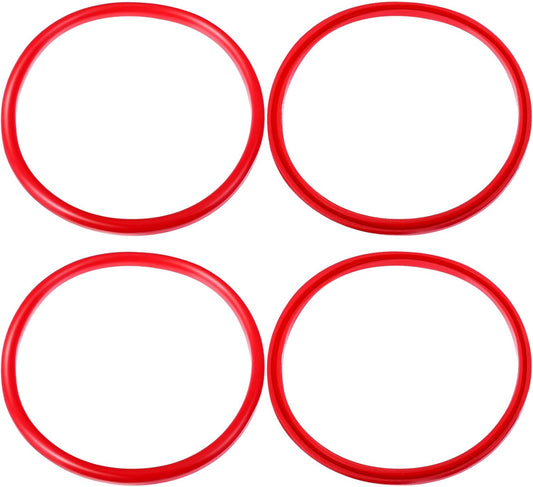Hummingbird Feeder Seal Ring Replacement Part Hummingbird Feeder Ring Parts Base Seal Ring Bottom Rubber Gasket Seal(4 Pcs)