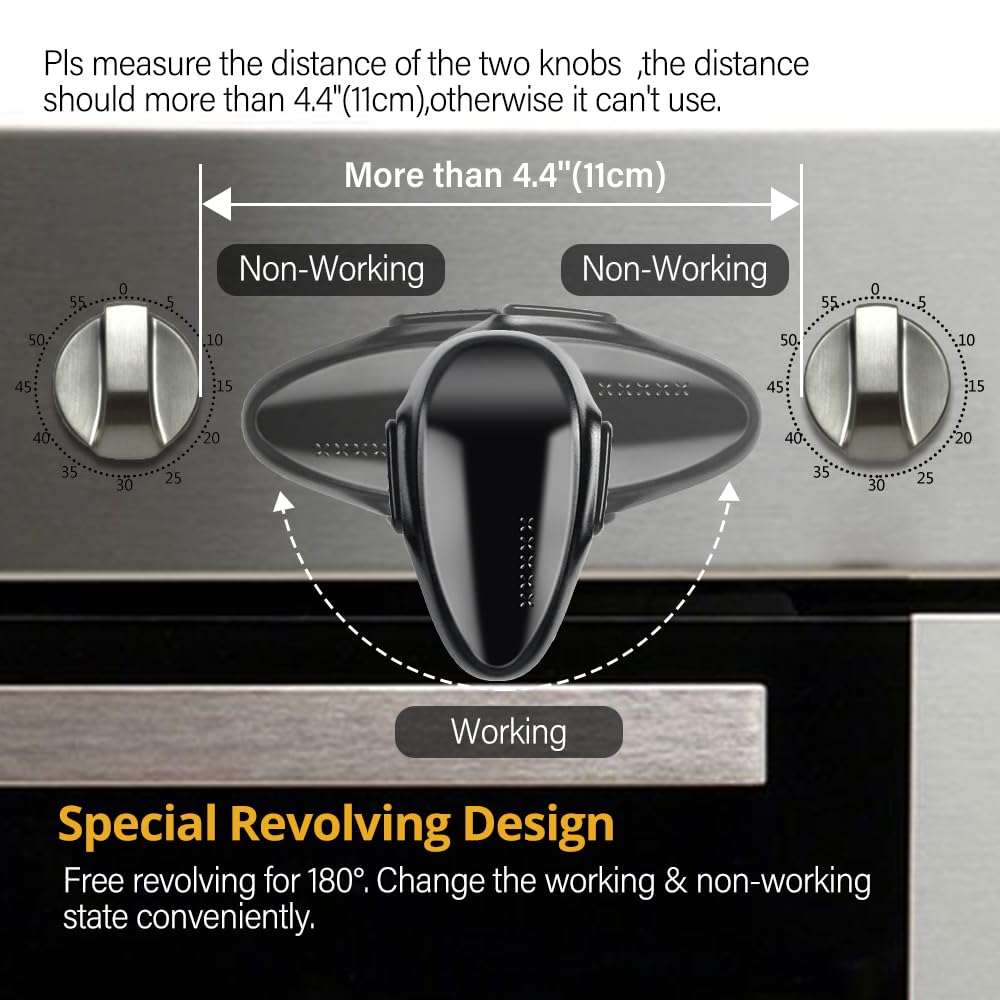 Mom's Choice Gold Awards Winner - EUDEMON 1 Pack Childproof Oven Door 