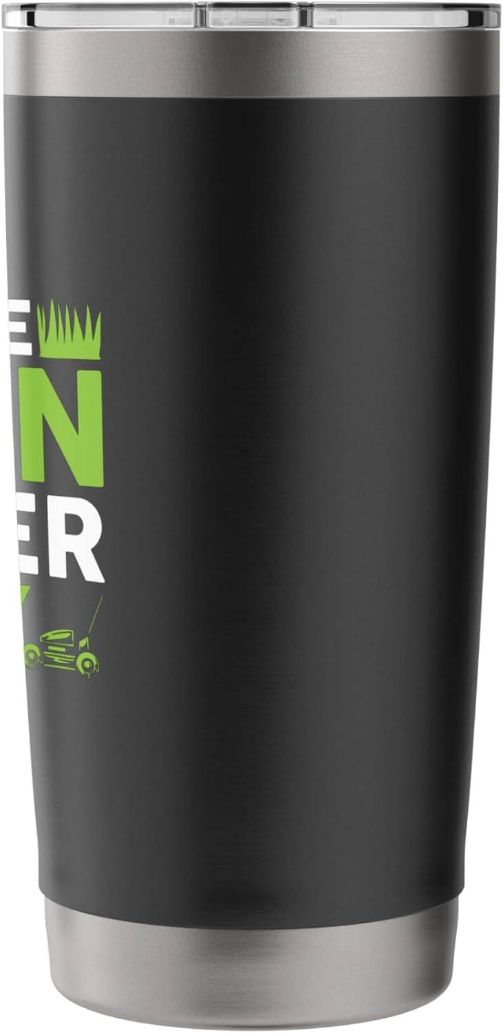 Lawn Mowing Shirt Lawn Mower Men Lawn Care Lawnmower Stainless Steel Insulated Tumbler