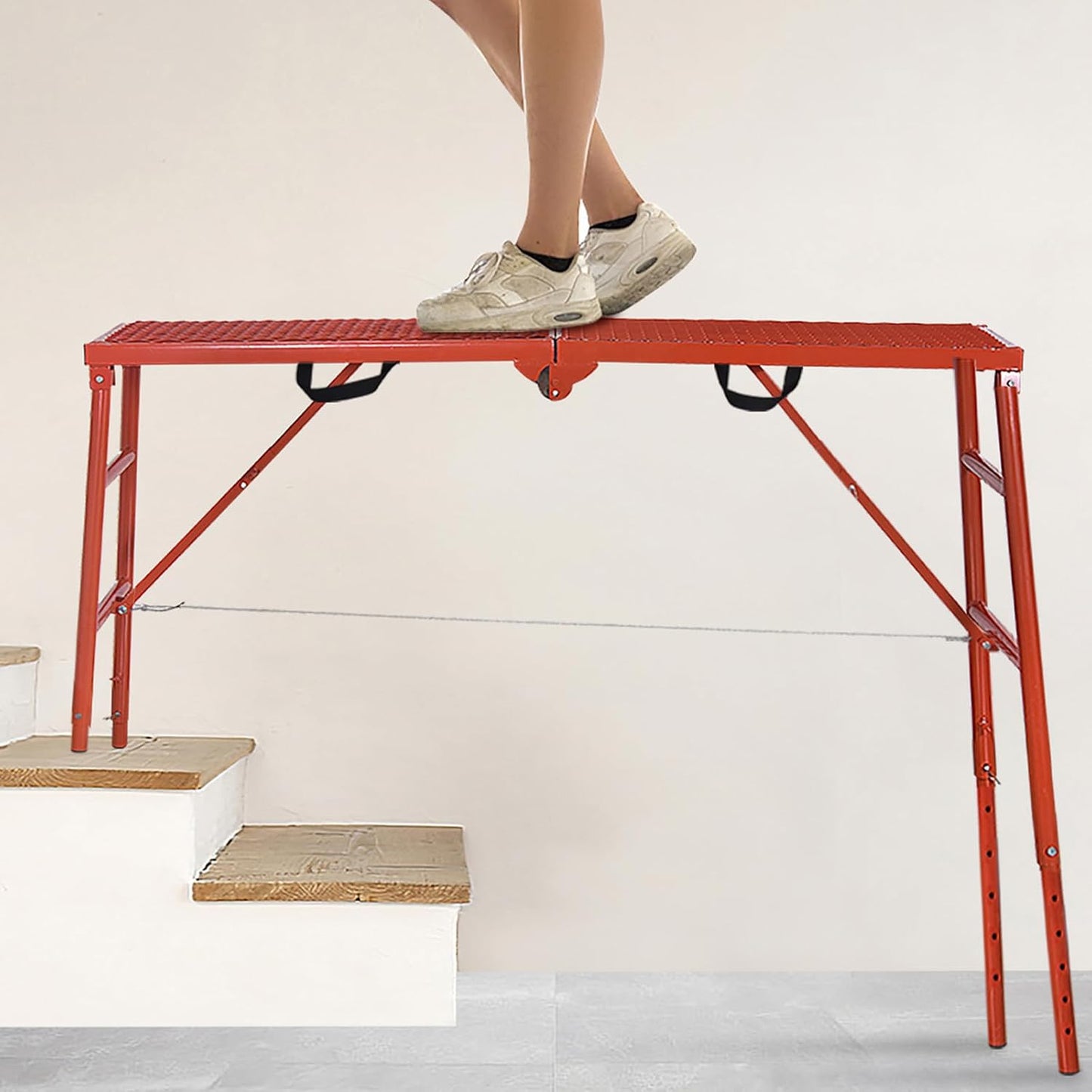 LEADALLWAY Scaffolding Platform 70(L) x15(W) x33(H) 770 Lbs Capacity F
