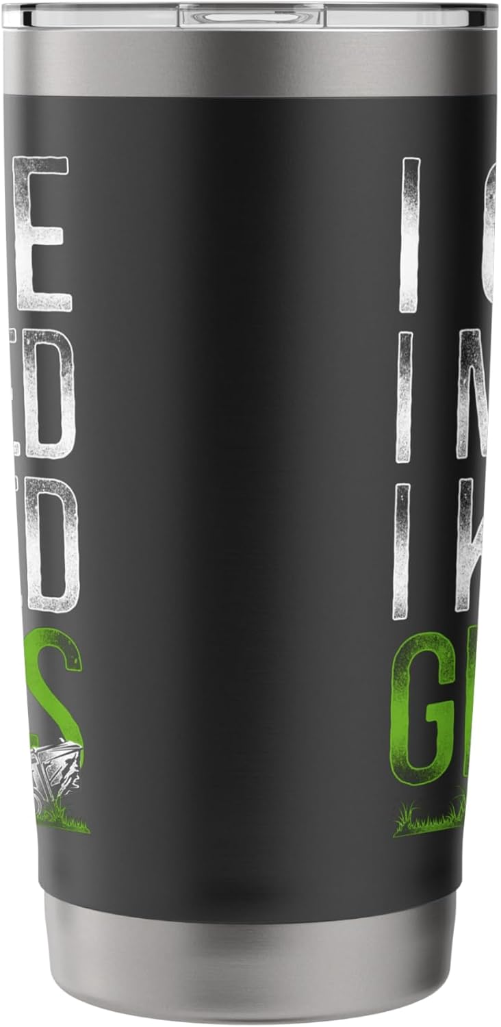 Lawn Mower Mowing Dad Father Landscaper Vintage I Came I Stainless Steel Insulated Tumbler
