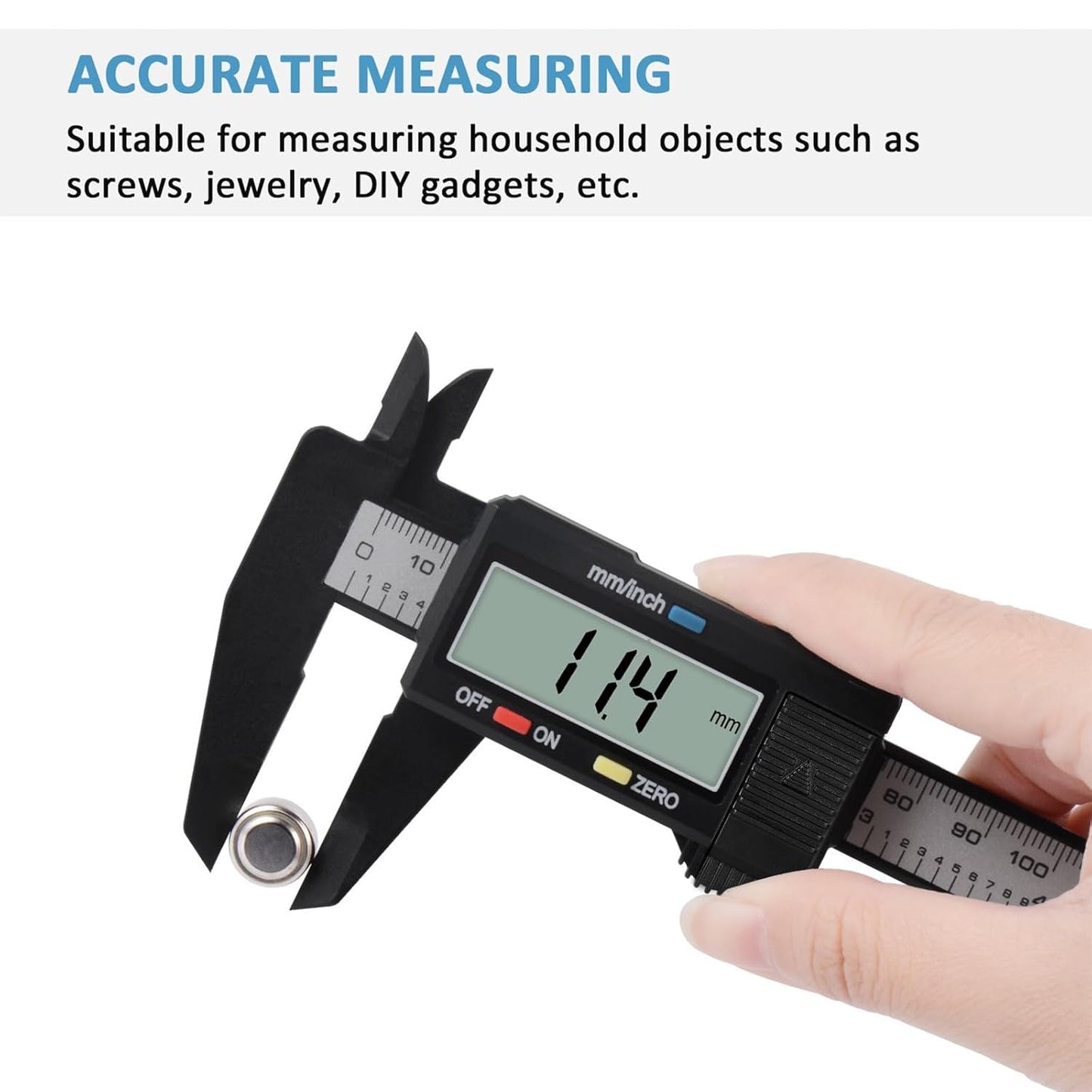 Digital Caliper, Adoric 0-6" Calipers Measuring Tool - Electronic Micr