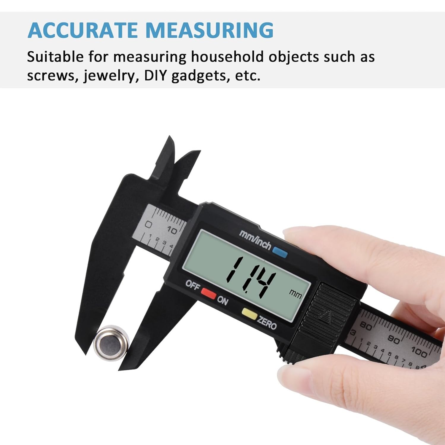 Digital Caliper, Adoric 0-6" Calipers Measuring Tool - Electronic Micr